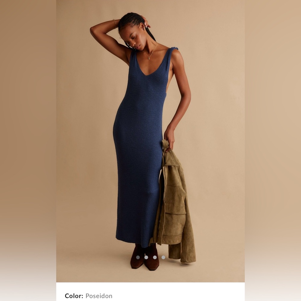 Free People NWT Kayla Sweater Midi Dress